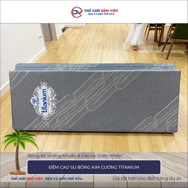 Đệm cao su bông Kim Cương Titanium 1